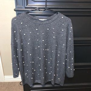 Zara Trafaluc sweater with pearls